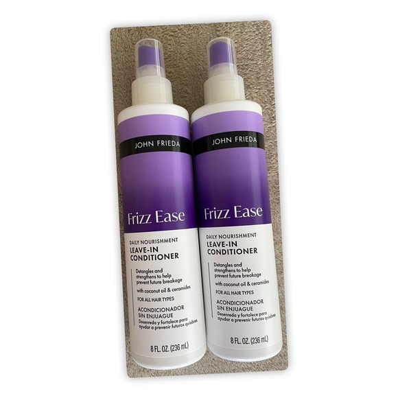 John Frieda Other - John Frieda Frizz‎ Ease Daily Nourishment Leave-in Conditioner, 8 FL Oz. ea.